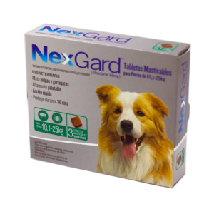 Nexgard 10-25 kg x 3 Pastillas Masticables
