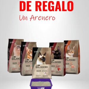 Balanced Natural Recipe Gato Adulto 3kg Sabor Trucha Patagonica 2×1