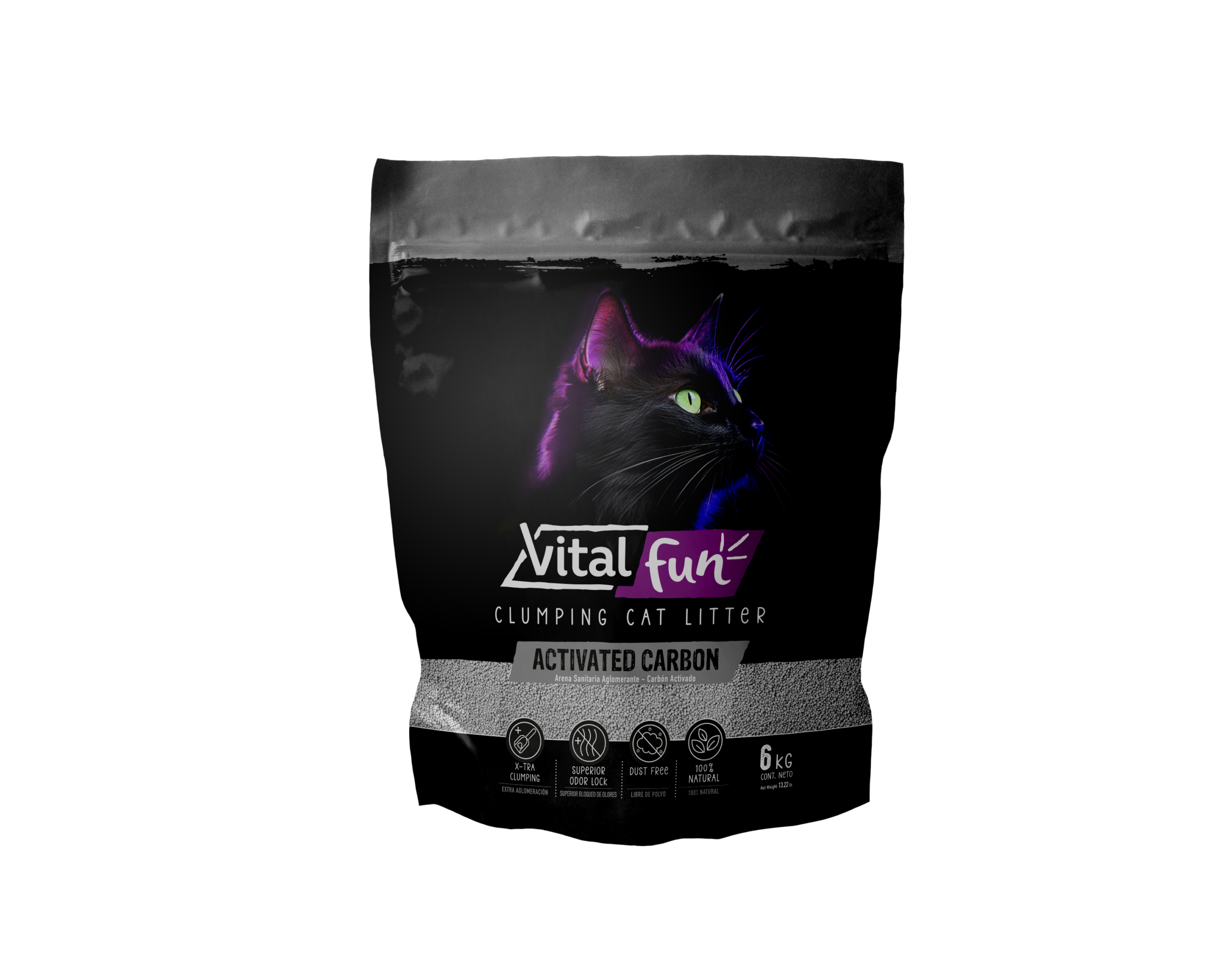 Arena Sanitaria Vitalfun Carbon Activado * 6kg