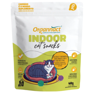 Organnact Indoor Cat Snacks 40g | Snack Funcional para Gatos de Interior
