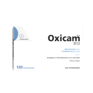 Oxicam B12 Tira 10 comprimido | Analgésico Antiinflamatorio para Perros y Gatos