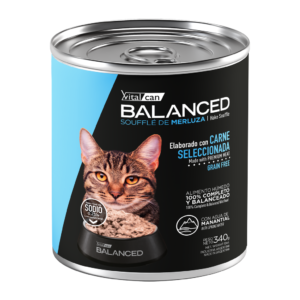 Vitalcan Balanced Soufflé de Merluza Gato Adulto 340 g