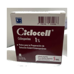 Ciclocell Ciclosporina A 1% — Gotas Oftálmicas para Perros