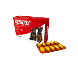 Gerioox Comprimidos | Antioxidante + Condroprotector + Omega 3 | Geriátrico Perros y Gatos | Labyes