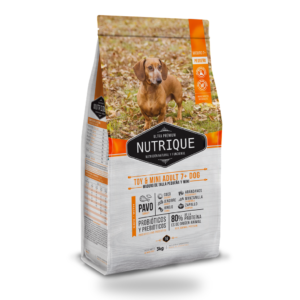 Nutrique Toy & Mini Adulto 7+ 3kg — Alimento con Pavo para Perros Senior Raza Pequeña | Vitalcan