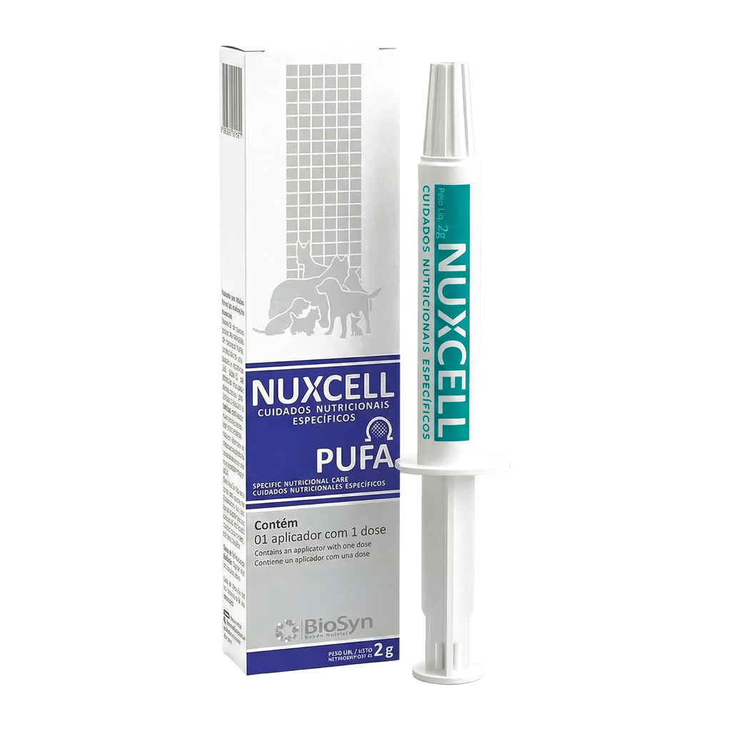 Nuxcell PUFA 2g Aplicador — Soporte Nutricional para Perros y Gatos | BioSyn