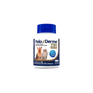 Pelo & Derme 750 60 Cápsulas — Suplemento Pelo y Piel para Perros y Gatos | Vetnil