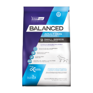 Vitalcan Balanced Adult Dog Small Breeds 3kg — Cuidado Óseo y Defensas para Perros de Razas Pequeñas