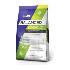 Vitalcan Balanced Control de Peso / Castrado 7.5kg — Metabolismo de las Grasas para Gatos Adultos Castrados