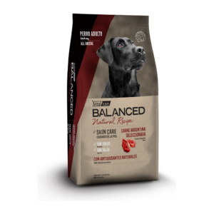 Vitalcan Balanced Natural Recipe Perro Adulto Carne Argentina * 15kg — Sin Trigo ni Soja | Vitalcan