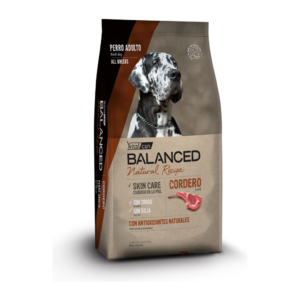 Vitalcan Balanced Natural Recipe Perro Adulto Cordero * 3kg — Sin Trigo ni Soja | Vitalcan