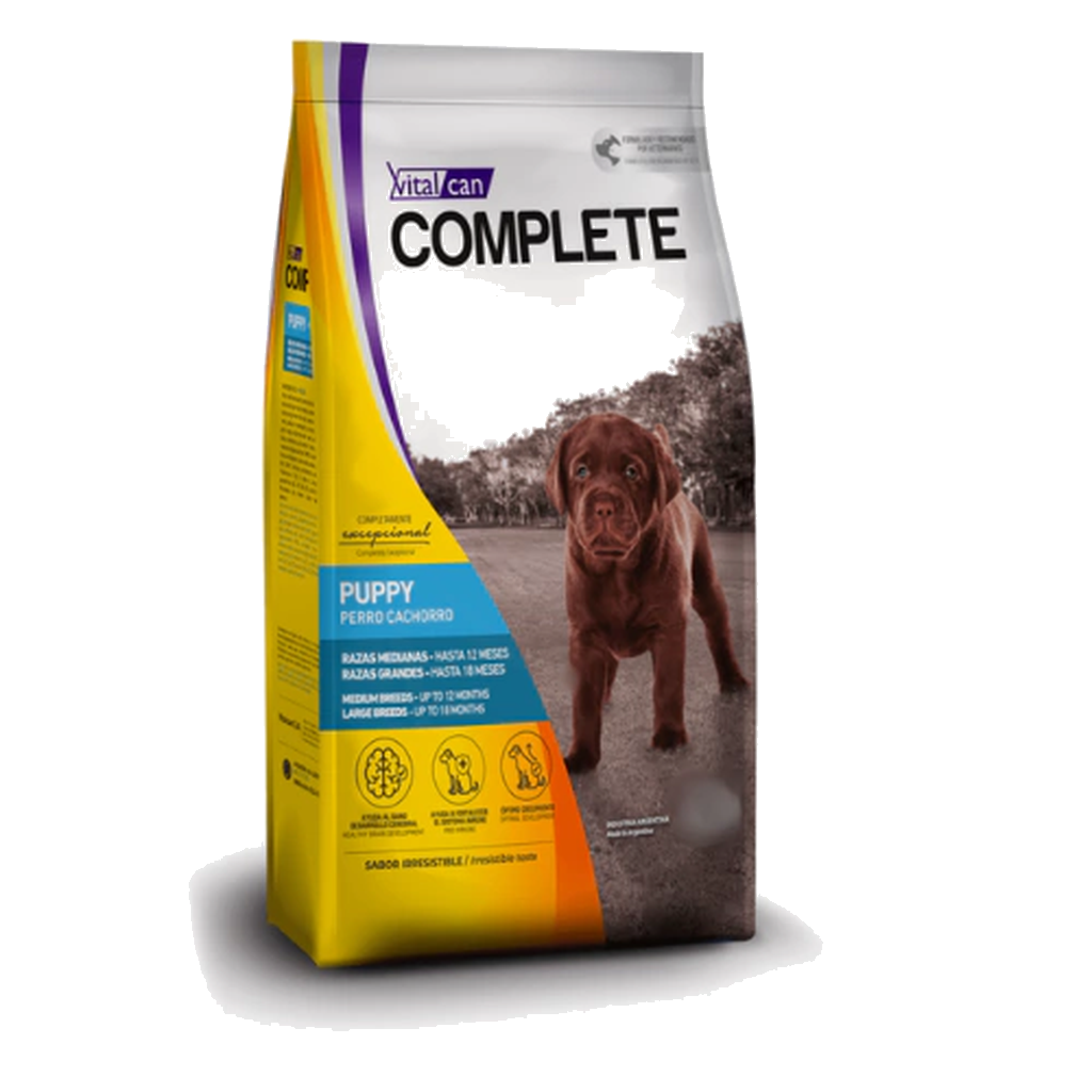 Vitalcan Complete Puppy Razas Medianas y Grandes * 3kg — Alimento para Cachorros | Vitalcan