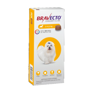 Bravecto Fluralaner 112,5mg — Antiparasitario Externo de 12 Semanas para Perros Muy Pequeños (2-4,5kg)