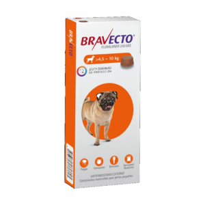 Bravecto Fluralaner 250mg — Antiparasitario Externo de 12 Semanas para Perros Pequeños (4,5-10kg)