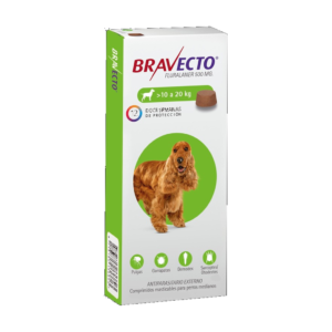 Bravecto Fluralaner 500mg — Antiparasitario Externo de 12 Semanas para Perros Medianos (10-20kg)