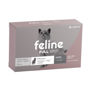 Feline Full Spot Gatos 1 a 2kg – Antiparasitario Labyes