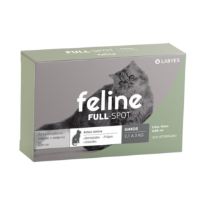 Feline Full Spot Gatos 2,1 a 5kg – Antiparasitario Labyes