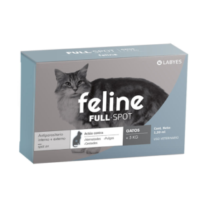 Feline Full Spot Gatos +5kg – Antiparasitario Labyes