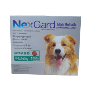 NexGard Tableta Masticable para Perros 10,1-25kg