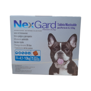 NexGard Tableta Masticable para Perros 4,1-10kg