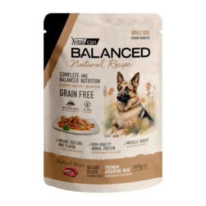 Vitalcan Natural Recipe Pouch Perro 100 g | Filetes de Carne