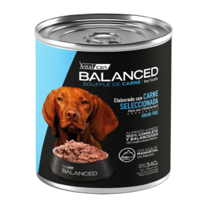 Vitalcan Balanced Soufflé Perro Adulto Carne 340 g