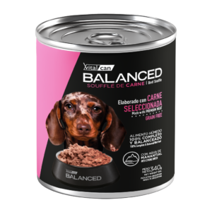 Vitalcan Soufflé Cachorro Carne 340 g