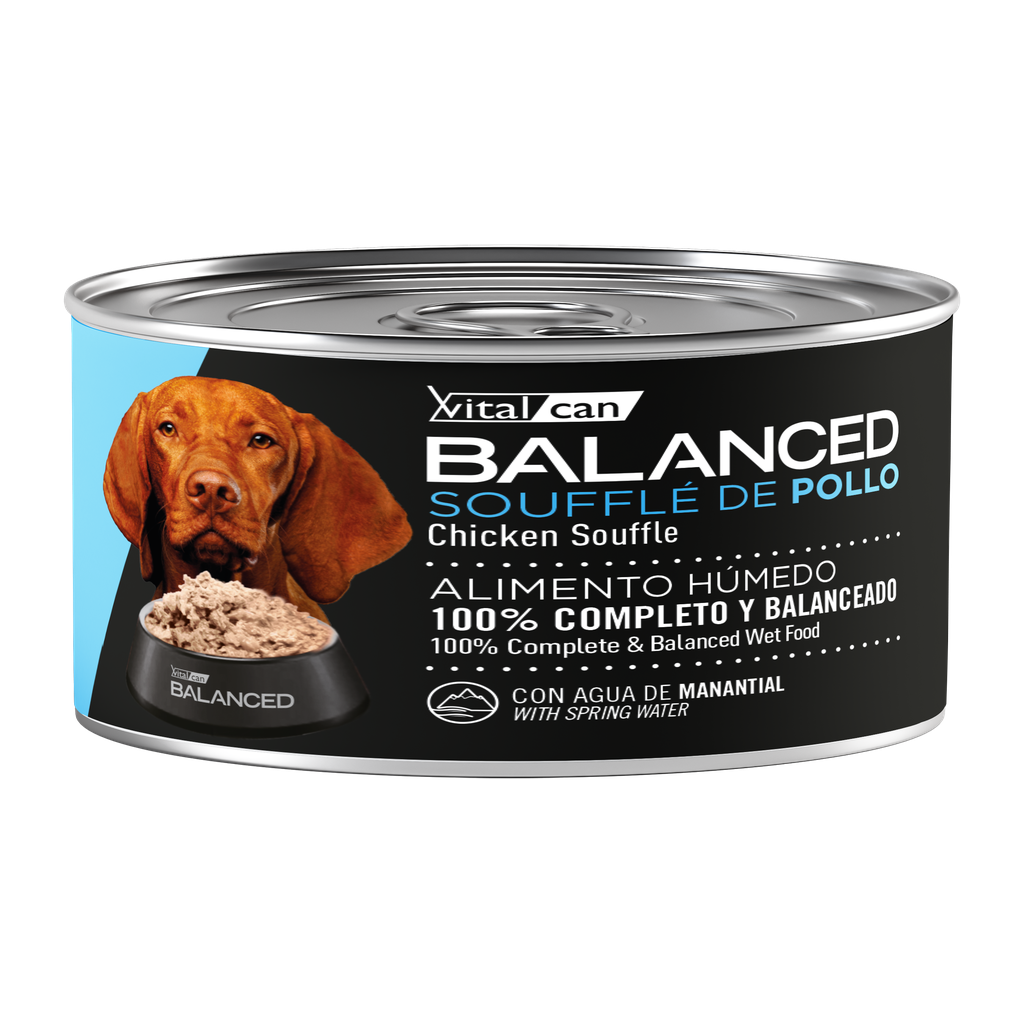 Vitalcan Balanced Soufflé de Pollo Perro Adulto 85 g