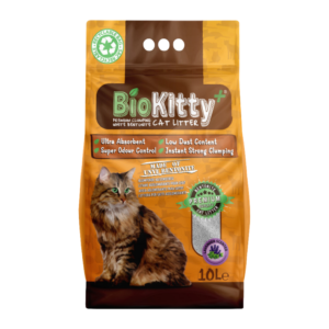 Arena para Gato BioKitty Lavanda 10L