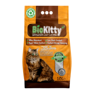Arena para Gato BioKitty Sin Aroma 10 L