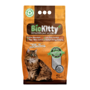 Arena para Gato BioKitty Sin Aroma 5 L