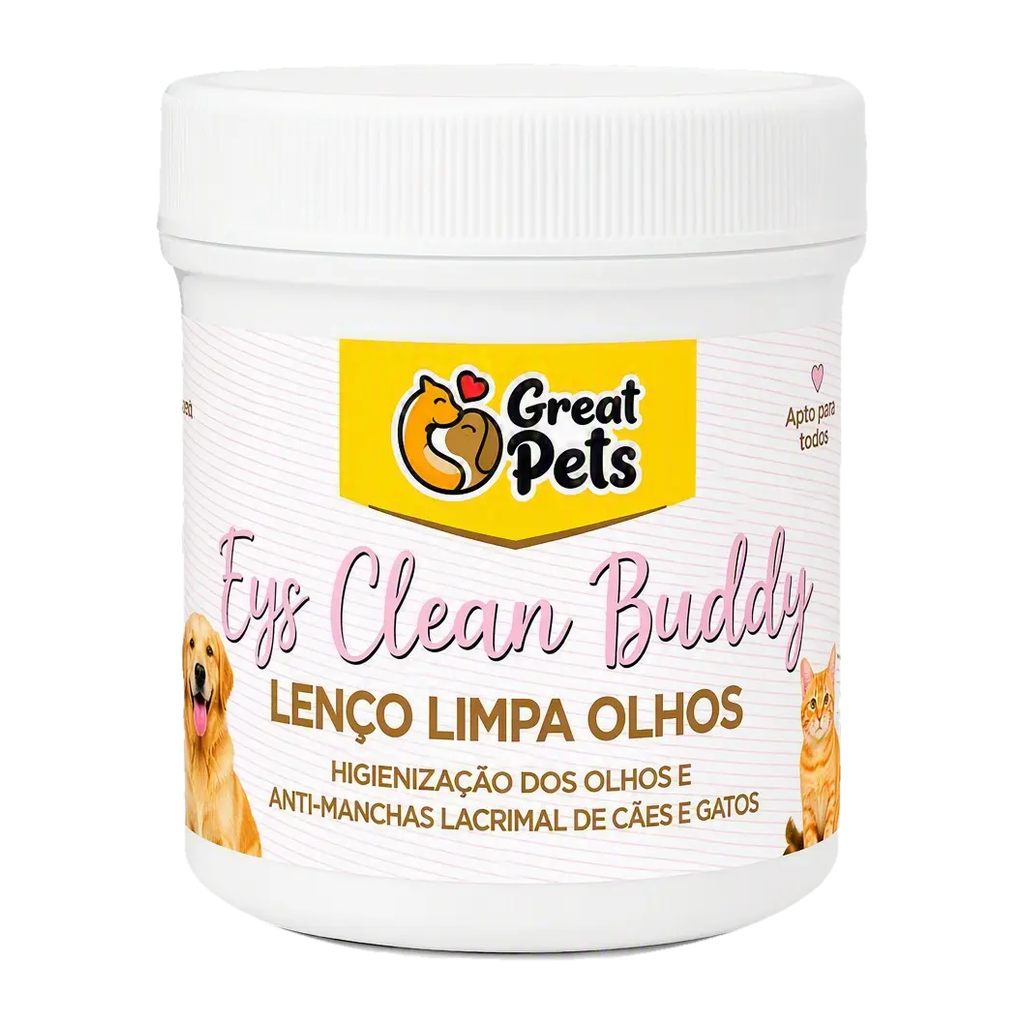 Paños Limpia Ojos para Perros y Gatos Great Pets