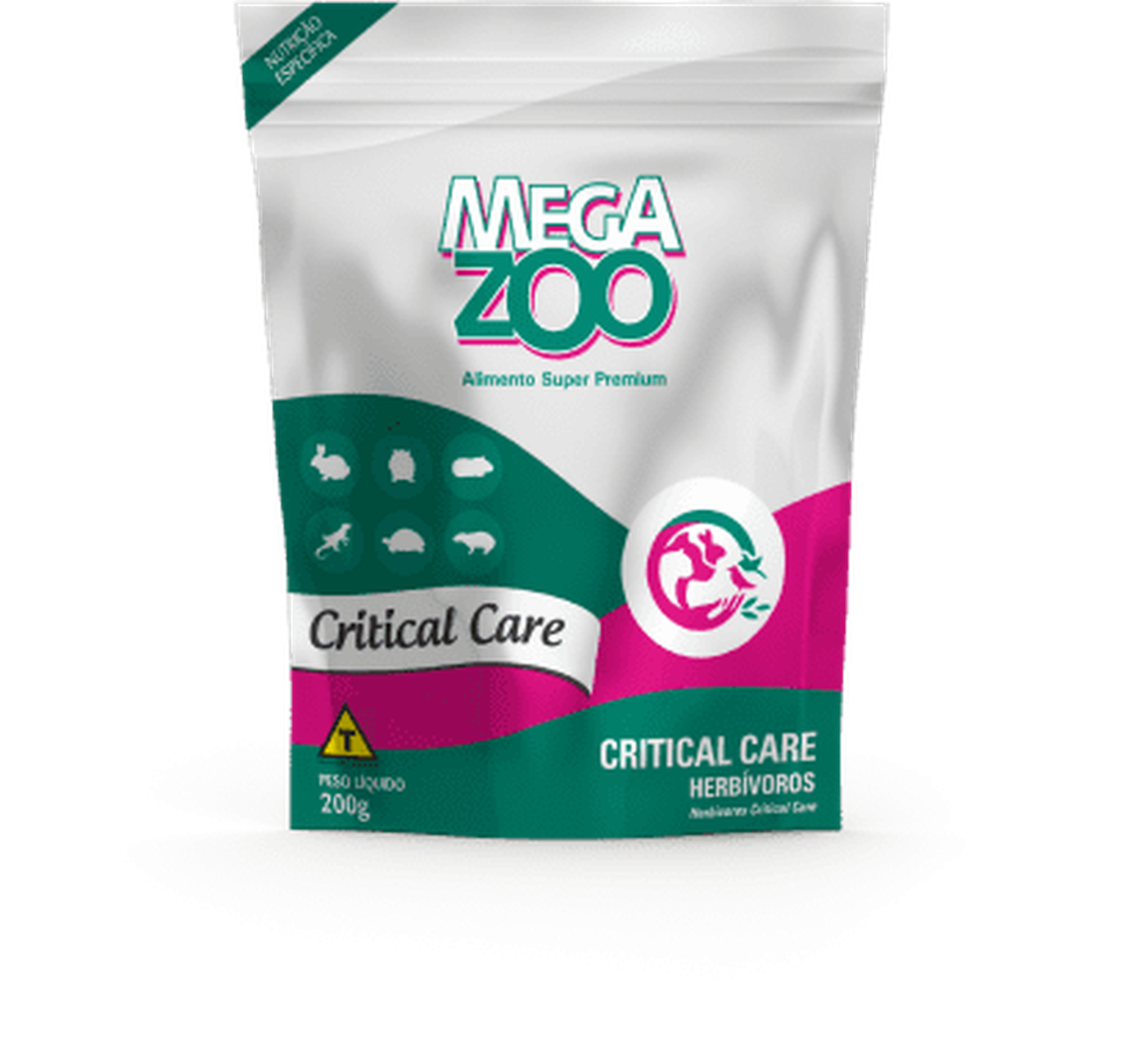 Critical Care herbívoros MegaZoo: alimento 200 g