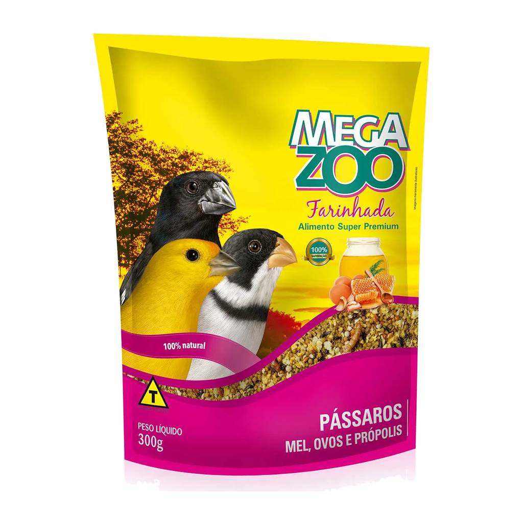 Farinhada para pájaros MegaZoo con miel y huevos 300 g