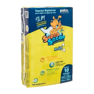 Tapetes Higiénicos para Perros Super Secao 10 un. 60x90 cm