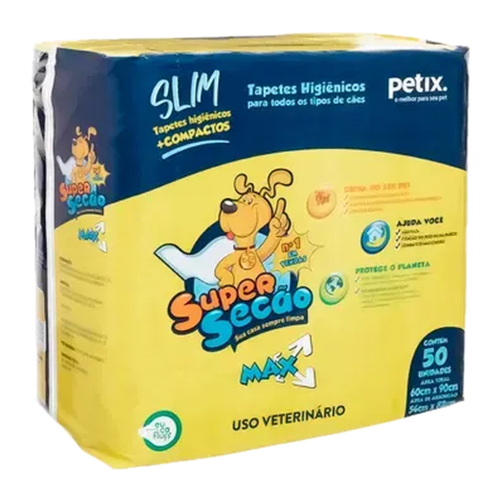 Tapetes Higiénicos para Perros Super Secao 50 uds 60x90 cm